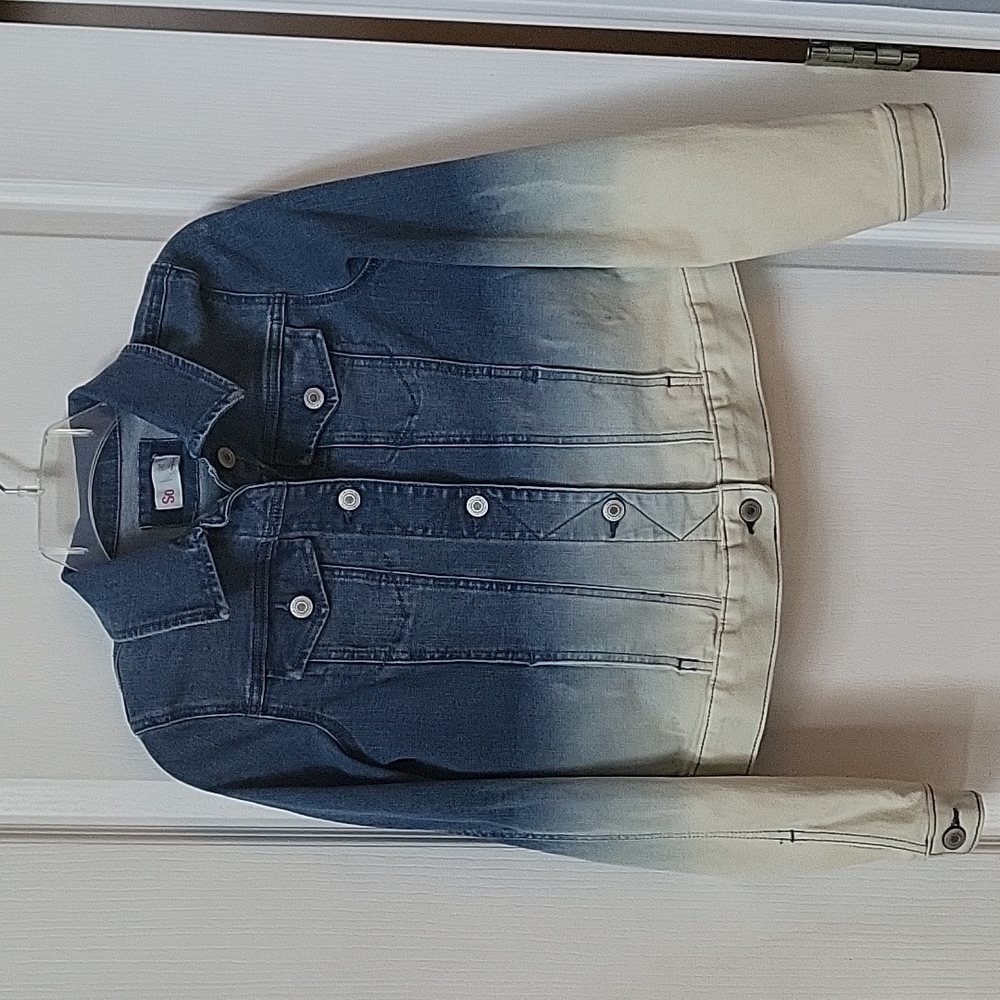 NWOT Girl's Dip Dye Jean Jacket